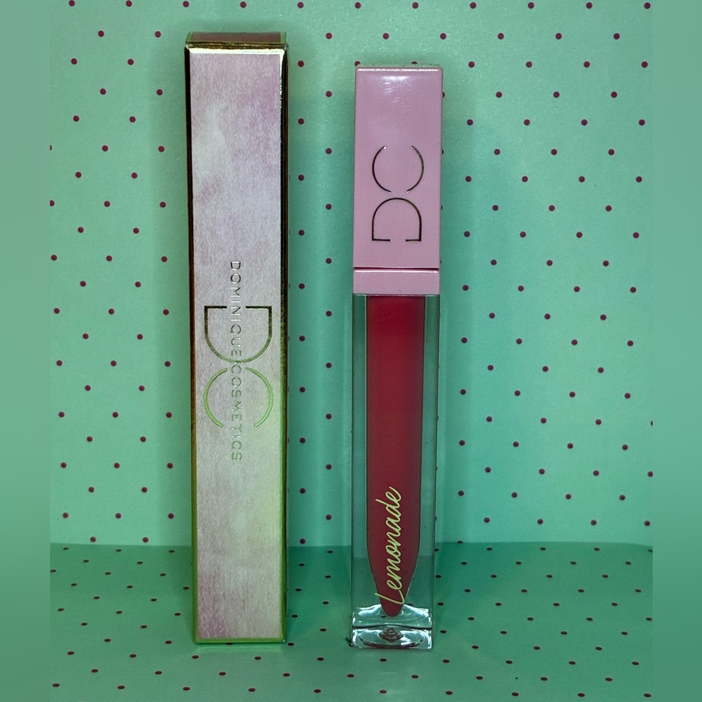 Dominique Cosmetics Strawberry Lemonade Lip Gloss NEW FULL SIZE 0.16 oz